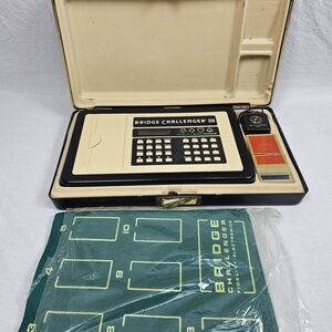 Vintage Fidelity Electronics Bridge Challenger III 3 Game w/Hard Case WORKING